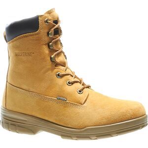 Wolverine Mens Trappeur DuraShocks Waterproof Insulated 8" Gold Boots (NWT)